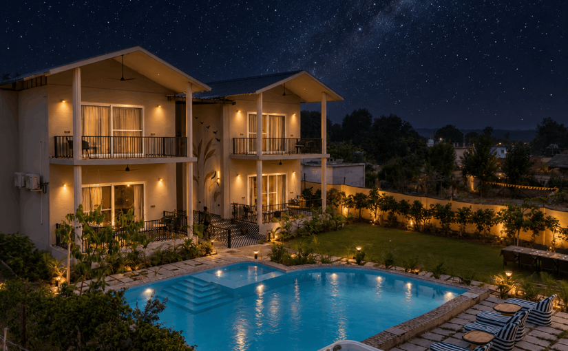 Luxury Villa in Jim Corbett: Your Stargazing Escape