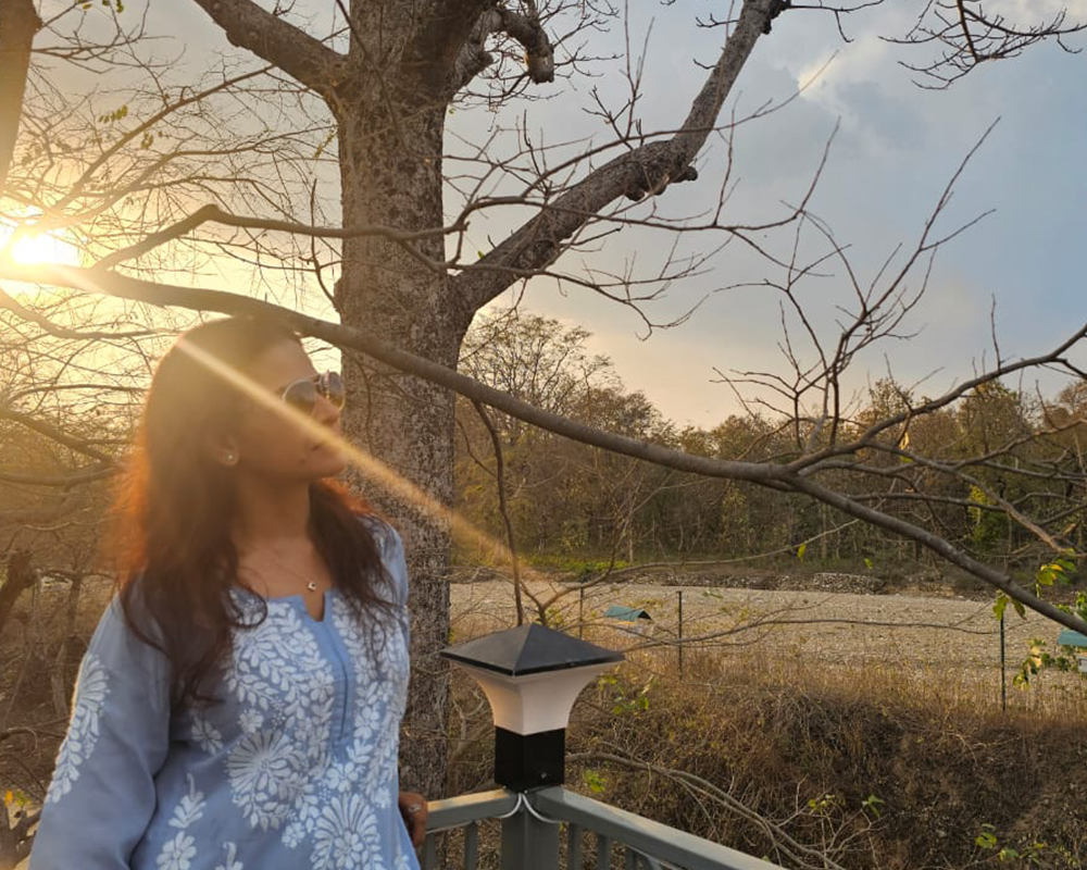 Nature View from a Resort in Jim Corbett
